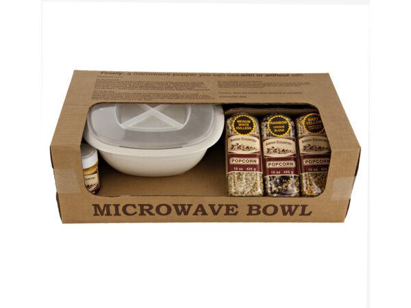 Microwave Popcorn Gift Bowl Set