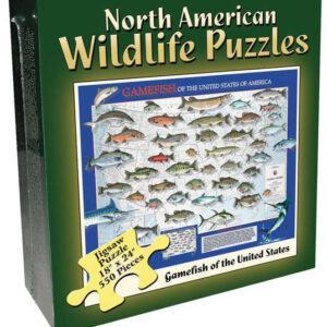 North American Wildlife Jigsaw Puzzle - Gamefish