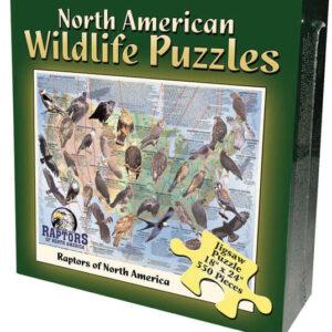North American Wildlife Jigsaw Puzzle - Raptors