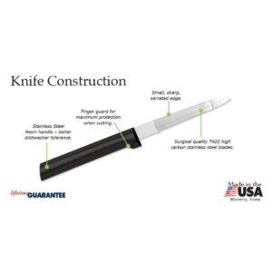 Grapefruit Knife Black