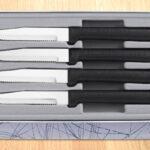 Set Of 4 Steak Knives Black