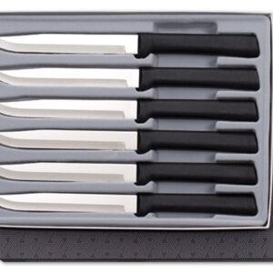 Utility Steak Knives Set of 6 Black