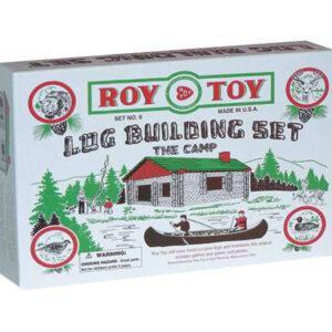Roy Toy Log Cabin in a Box (37 pieces)