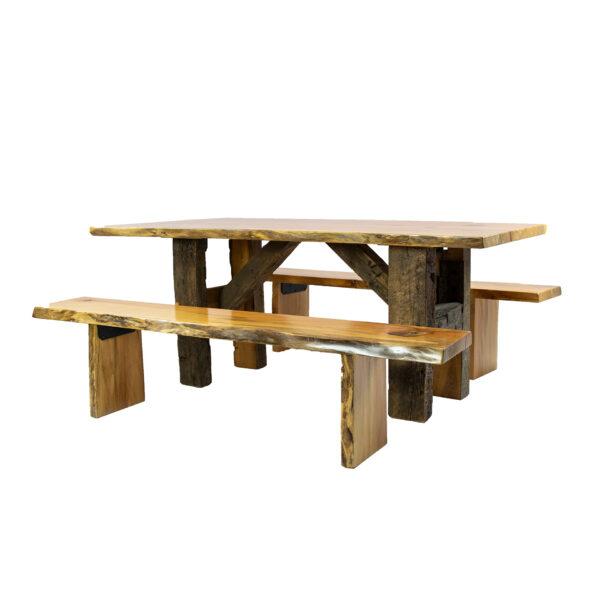 6′ Table (Walnut Barn Beam Base)