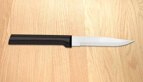 SERRATED STEAK KNIFE BLACK