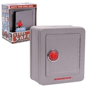 STEEL SAFE WITH ALARM