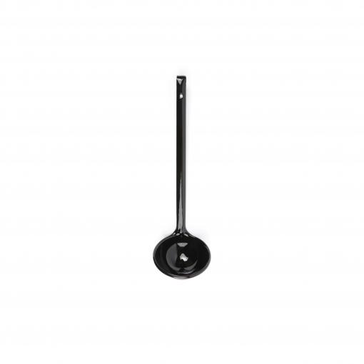 Solid-Color-Enamelware-12in-Ladle-black