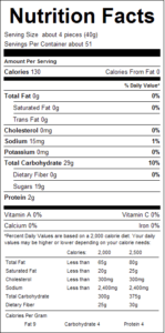 Sour Neon Gummi Worms 1lb Nutrition Facts