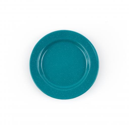 Speckle-Enamelware-10in-Dinner-Plate-turquoise