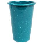 Speckle-Enamelware-14oz-Tumbler-turquoise