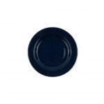 Speckle-Enamelware-8-inch-Flat-Salad-Plate-navy