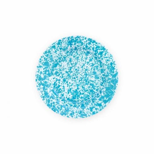 Splatter-Enamelware-10in-Dinner-Plate-turquoise