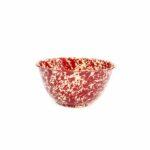 Splatter-Enamelware-4-quart-Large-Salad-Bowl-burgundy