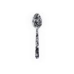 Splatter-Enamelware-Large-Serving-Spoon-black