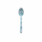 Splatter-Enamelware-Large-Serving-Spoon-turquoise