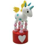 Wooden Magic Unicorn Press-Ups by House of Marbles