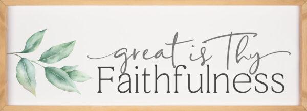 Great Is Thy Faithfulness Home Decor