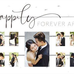 Happily Forever After Pallet Decor Photo Frame