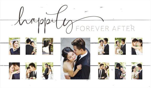 Happily Forever After Pallet Decor Photo Frame