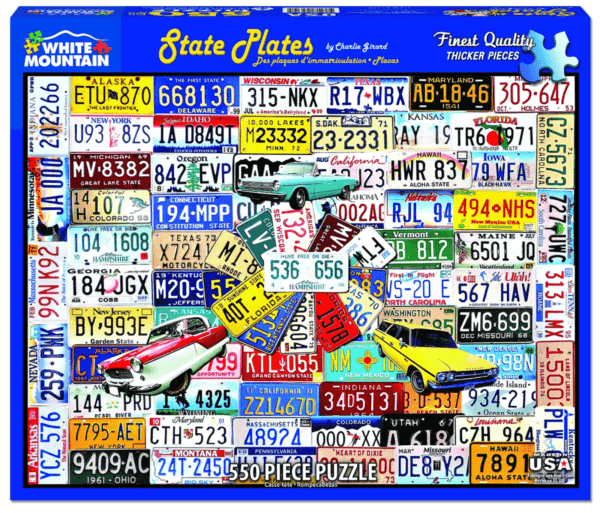 State Plates Puzzle