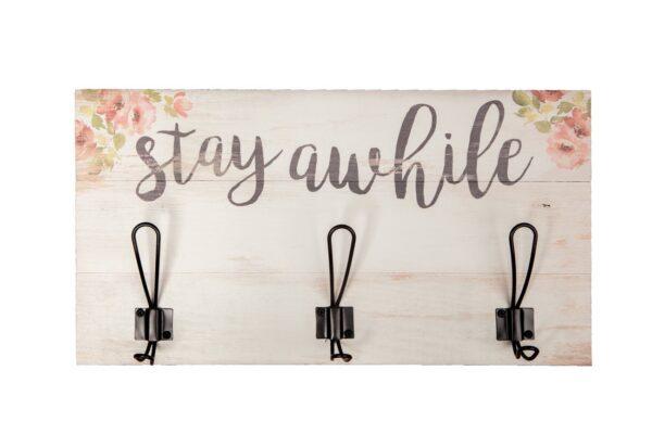 Stay Awhile Functional Pallet Home Decor