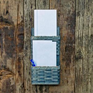 2 Pocket Mail Basket Gray