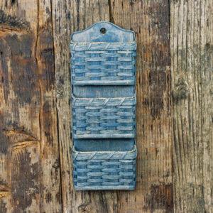 3 Pocket Mail Basket Gray