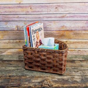 Medium Corner Basket Brown
