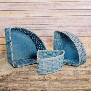 Small Corner Basket Gray