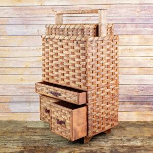Craft Cart Basket Brown