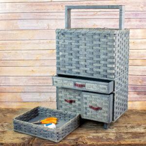 Craft Cart Basket Gray