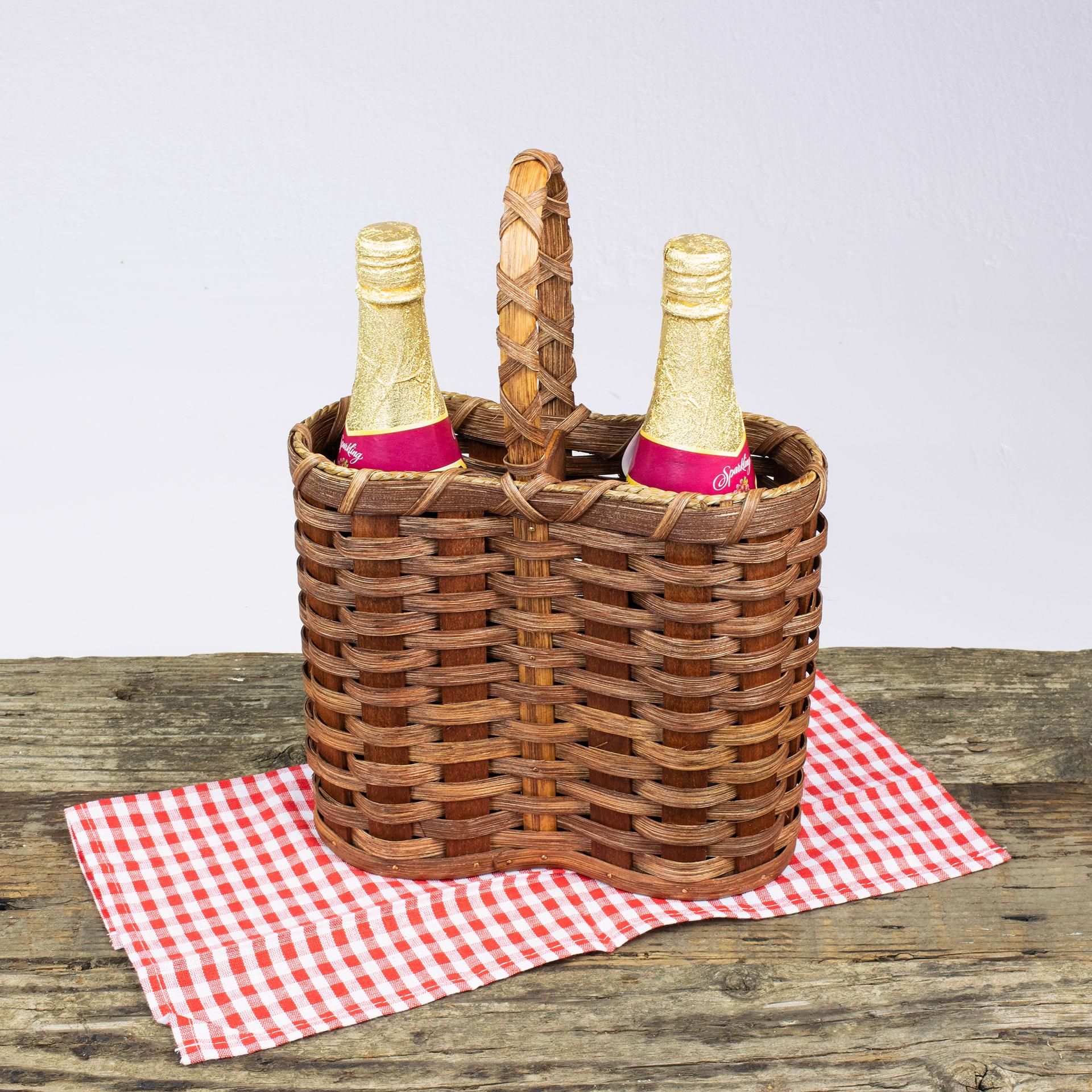 Double Wine Basket Dutch Country General Store