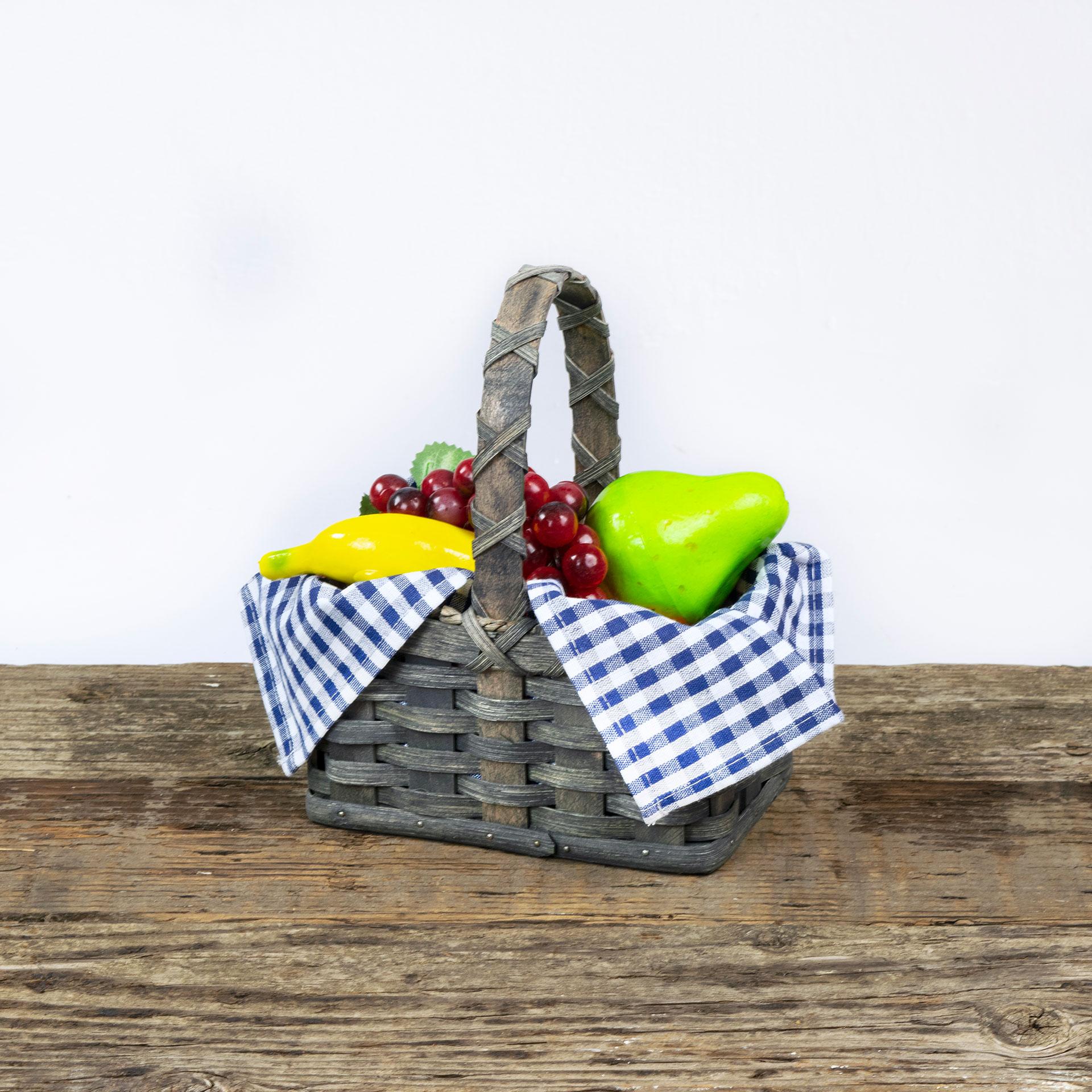 Fruit Basket w/ Wooden Handle Dutch Country General Store