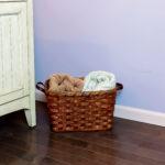 Small Laundry Basket Brown