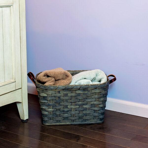 Small Laundry Basket Gray