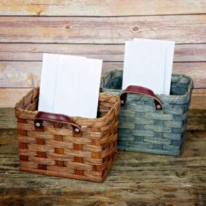 Large Mail Basket Gray
