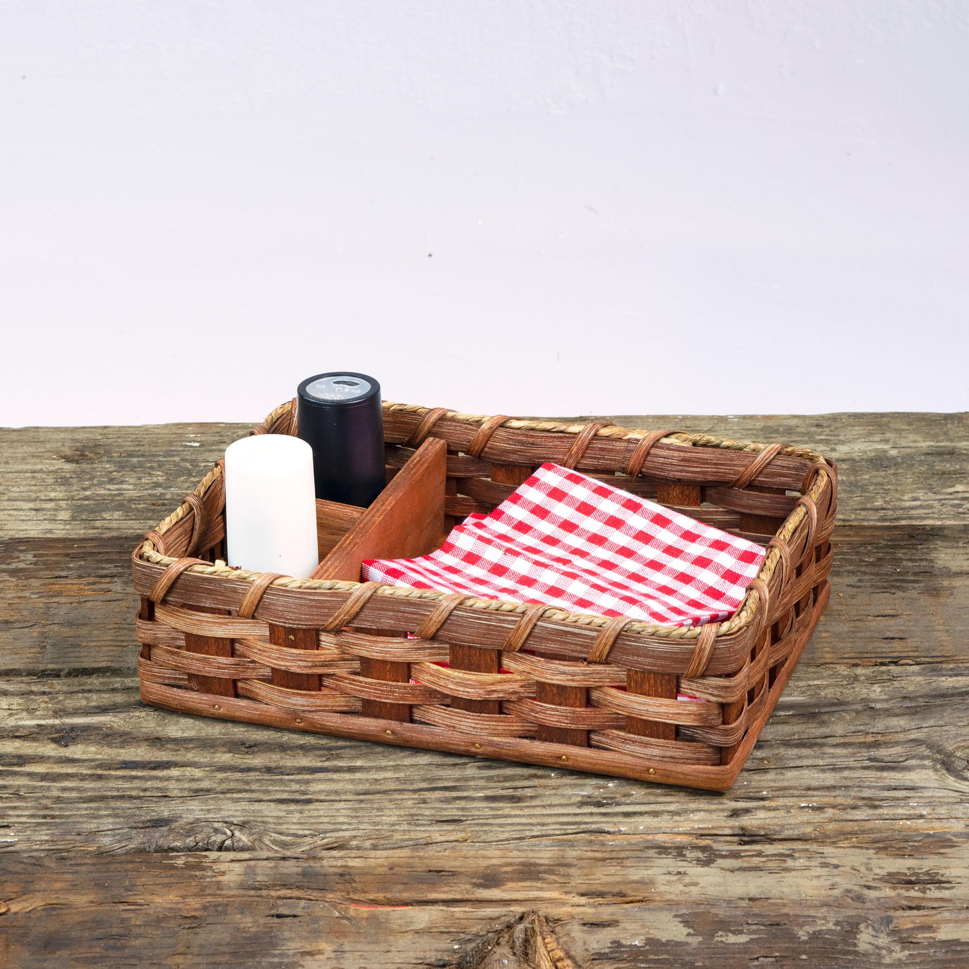Napkin & Salt & Pepper Basket Dutch Country General Store