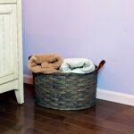 Medium Oval Laundry Basket Gray