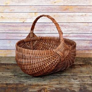 Large Regular Egg Basket Brown