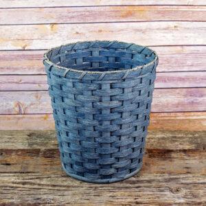 Large Round Waste Basket Gray