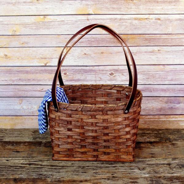 Medium Shopping Bag Basket Brown