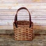 Small Shopping Bag Basket Brown