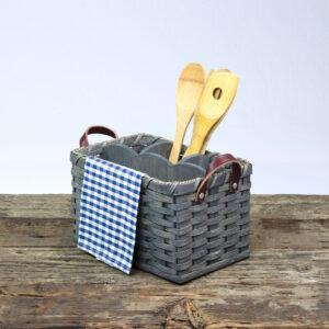 Utensil Basket Gray