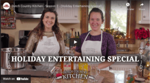 Dutch Country Kitchen Holiday Entertaining