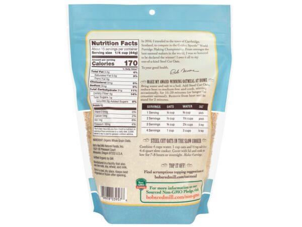 Bob’s Red Mill Gluten Free Steel Cut Oats