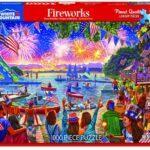 White Mountain Puzzles 4th of July Fireworks 1000 Pieces