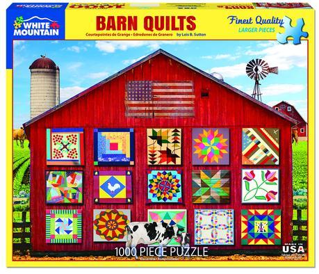 White Mountain Puzzles Barn Quilts 1000 Pieces