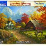 White Mountain Puzzles Country Blessings 1000 Pieces