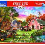 White Mountain Puzzles Farm Life 1000 Pieces