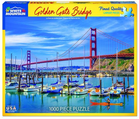 White Mountain Puzzles Golden Gate Bridge 1000 Pieces